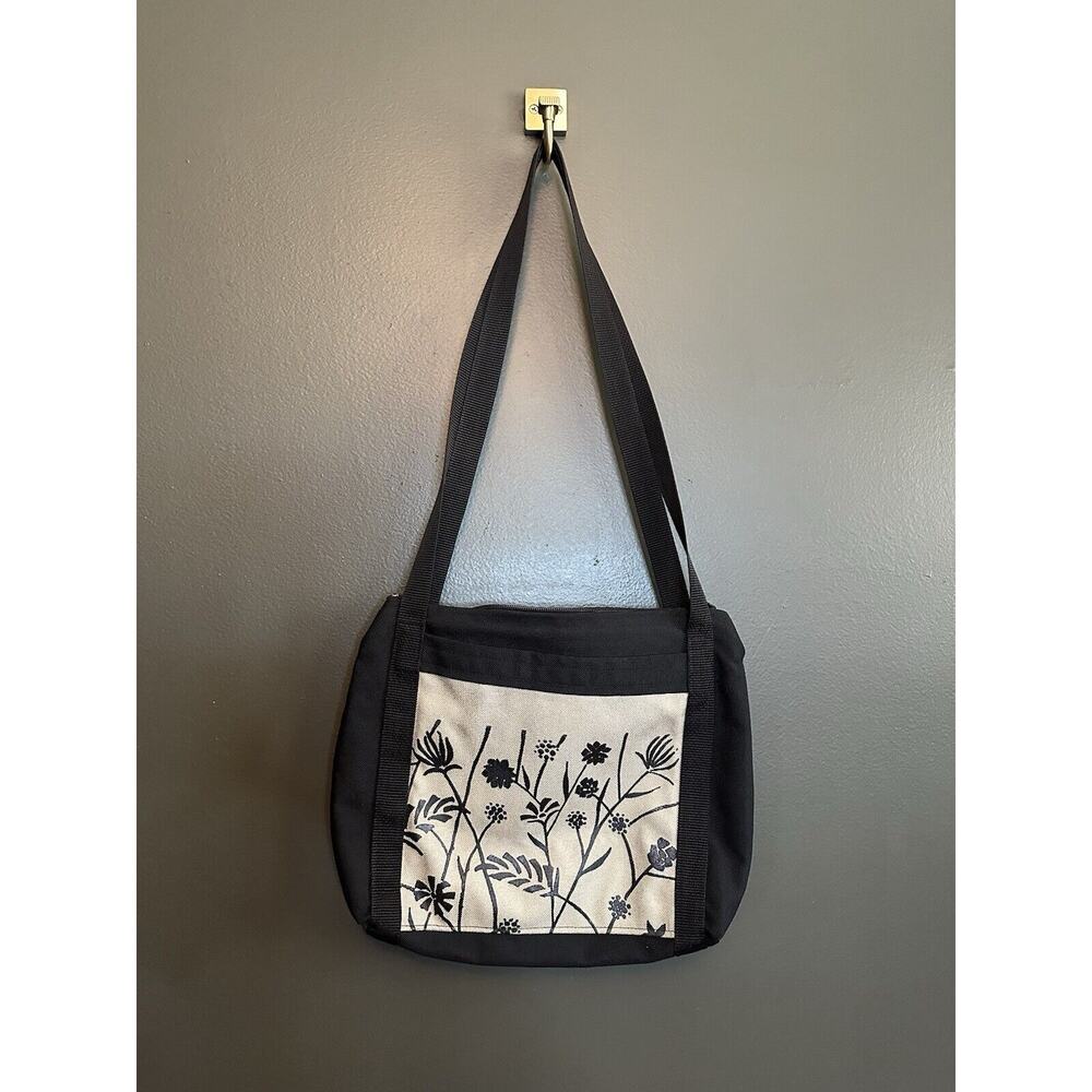 Artsy Botanical Unbranded Handmade Artist Bookbag‎ Tote Bag Purse